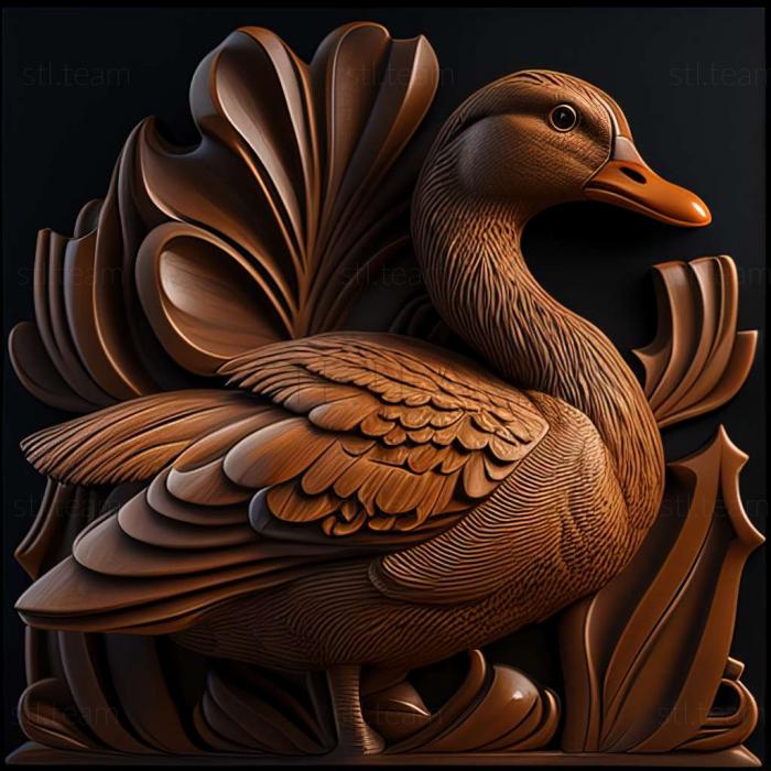 3D model goose (STL)